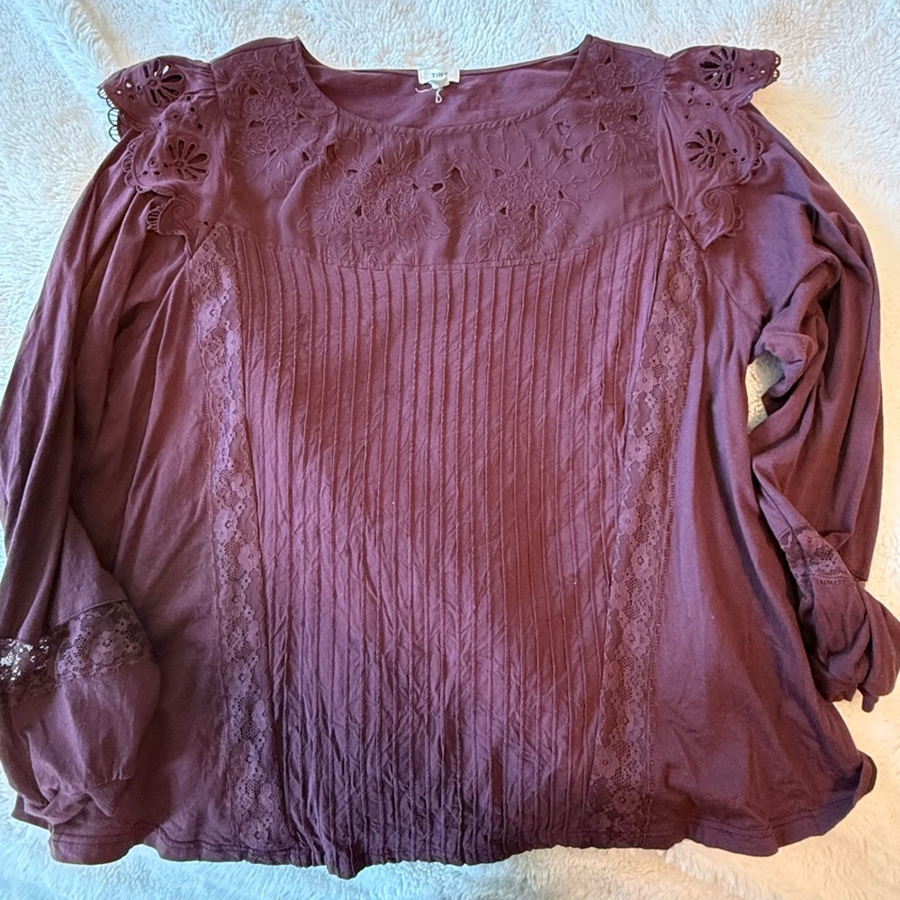 Anthropologie Detailed Blouse - 1X